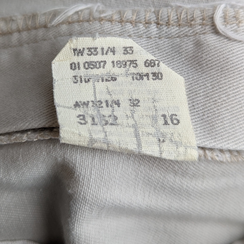 loose fit 1990's 90's BUCKLE BACK JEANS lee riveted M - Picture 9 of 11